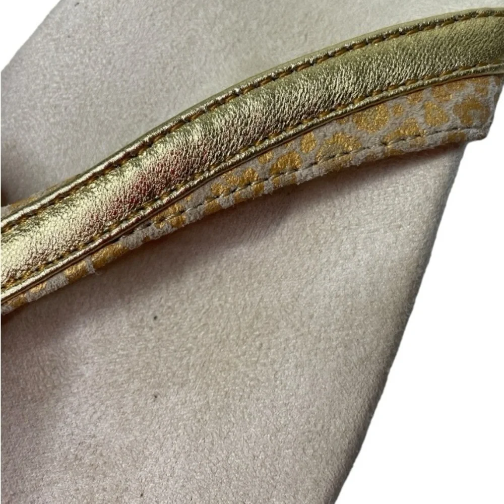Spenco Women’s Gold Leather Sandals